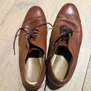 Cole Haan Chestnut Leather Men's Derbys